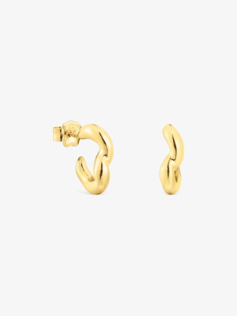 TOUS Silver vermeil Hoop earrings New Hav