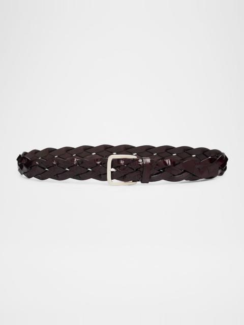 Proenza Schouler Wide Braid Leather Belt