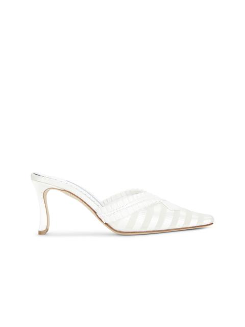 Manolo Blahnik Voluptia 70 Mule Heel
