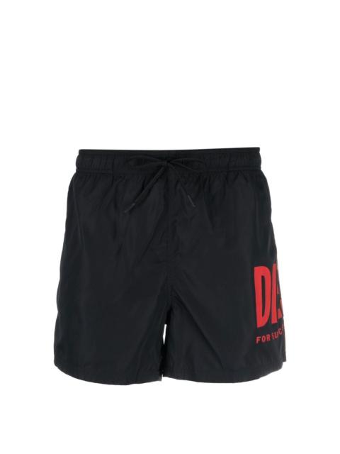 Diesel logo-print swim shorts