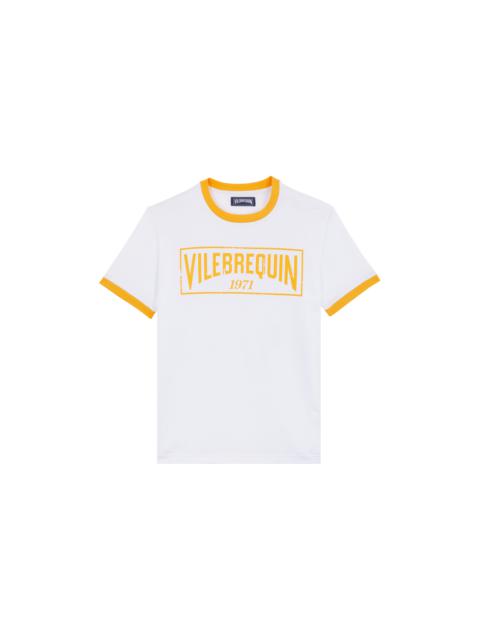 Vilebrequin Men Cotton Light Jersey T-shirt Bicolor Logo