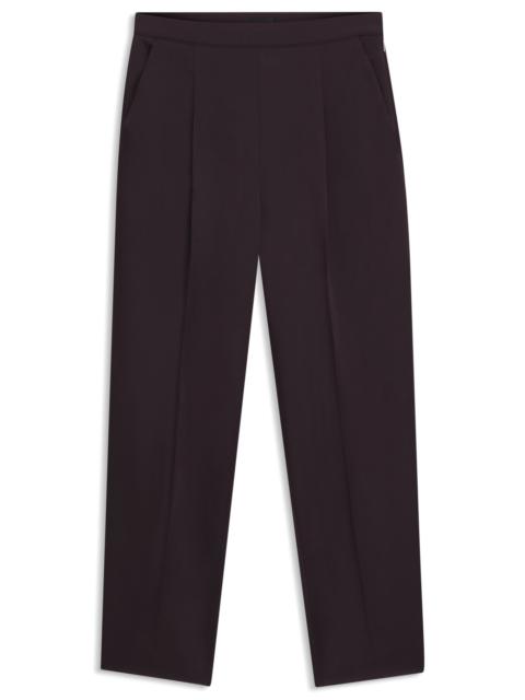 BOSS REGULAR-FIT TROUSERS WITH TAPERED LEG
