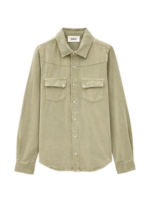 ba&sh Jada front-pocket button-fastening shirt