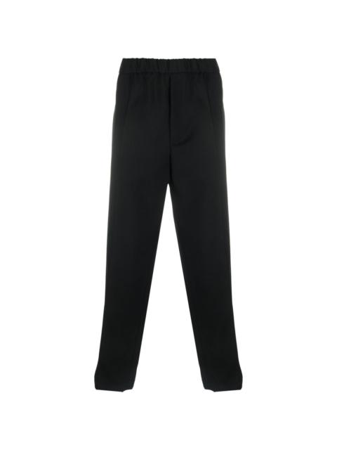 Jil Sander elasticated-waistband wool trousers
