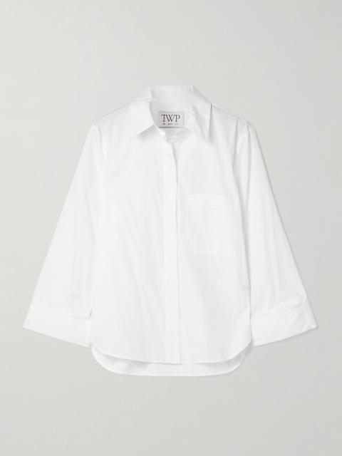 TWP Boyfriend Cotton-poplin Shirt