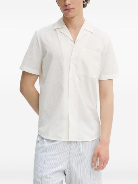HUGO revere-collar pocket shirt