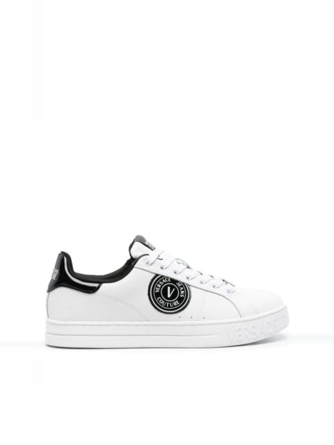 Court 88 logo-patch leather sneakers