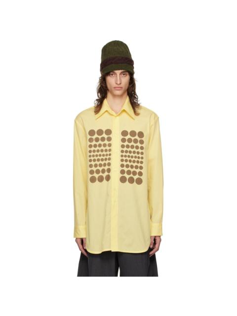 EDWARD CUMING Yellow Triptina Printed Shirt
