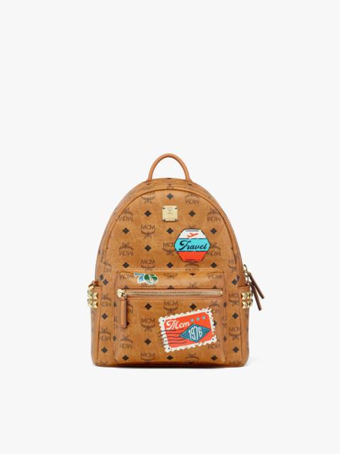 MCM Stark Side Studs Backpack in Wanderlust Visetos