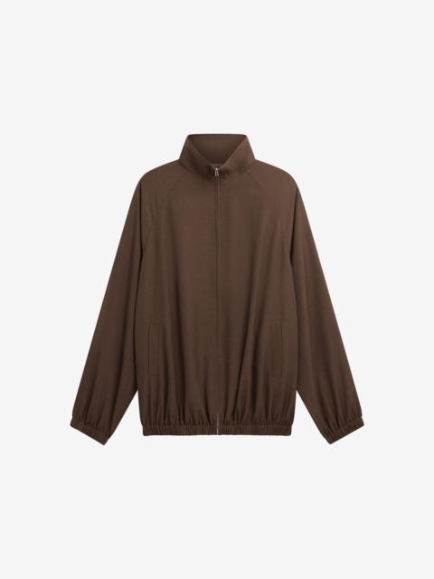 The Frankie Shop Baxter Track Jacket - Dark Brown
