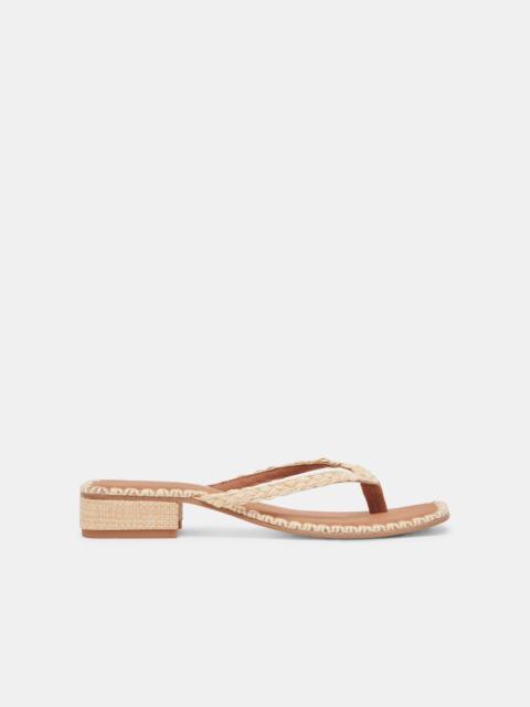 dolce vita BARTY SANDALS LT NATURAL RAFFIA