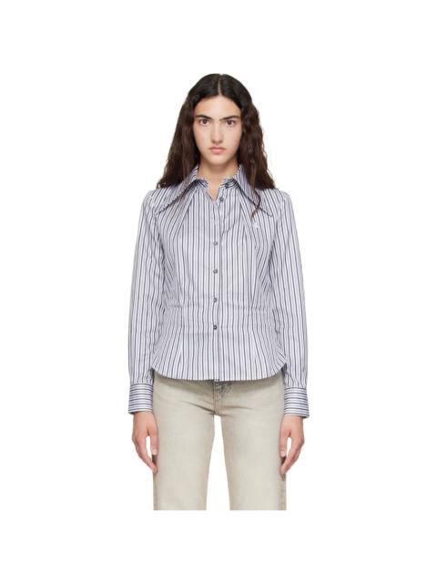 Vivienne Westwood Gray & White Violin Shirt