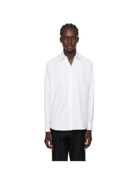 VERSACE White Barocco Shirt