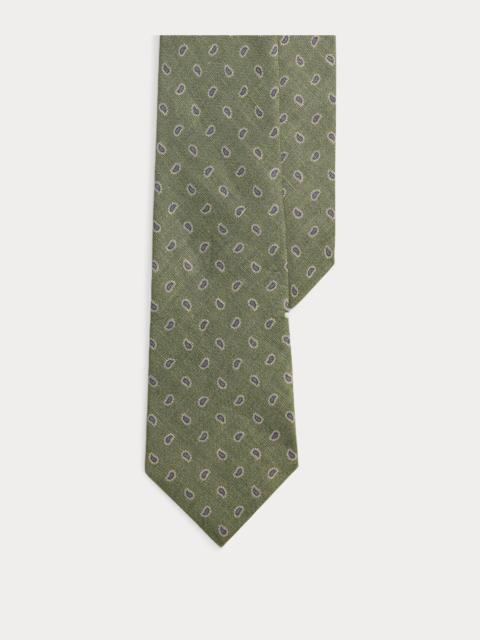 Polo Ralph Lauren Pine-Print Linen Tie