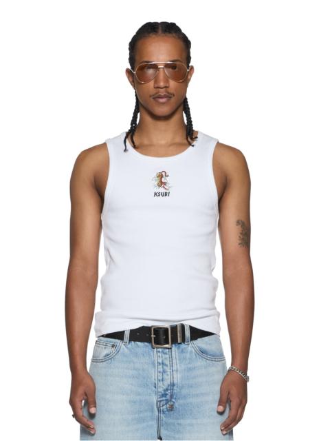 Ksubi STAY UP HALEN DEBUT SINGLET TRU WHITE