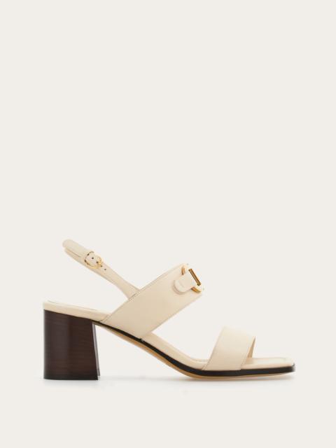 FERRAGAMO Sandal with Gancini ornament