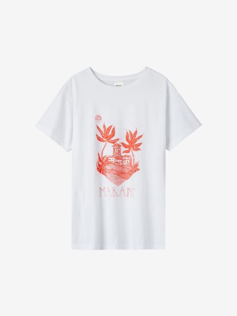 Isabel Marant ZAFFERH PRINTED COTTON TEE-SHIRT