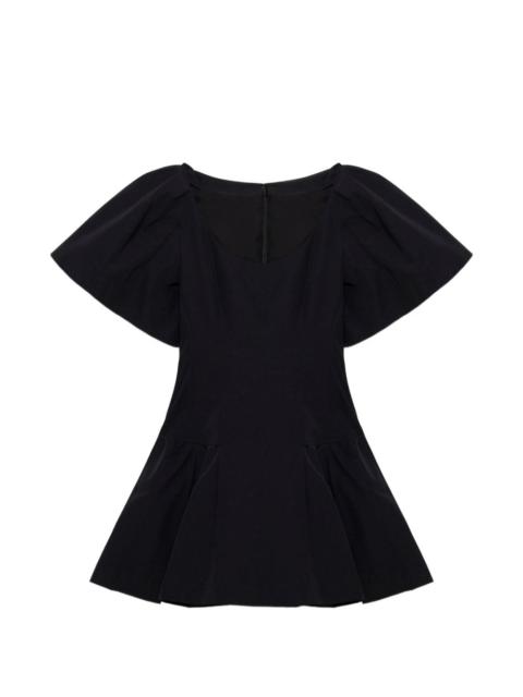 SIMKHAI Hattie faille mini dress