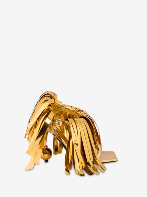 Moschino MIRROR EFFECT SANDALS