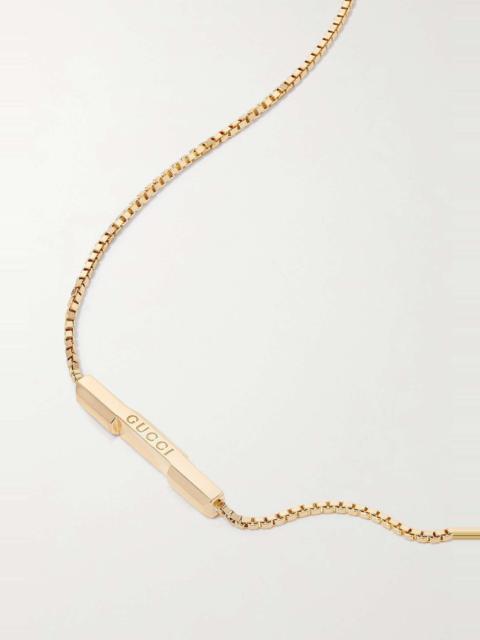 GUCCI Link to Love 18-karat gold necklace