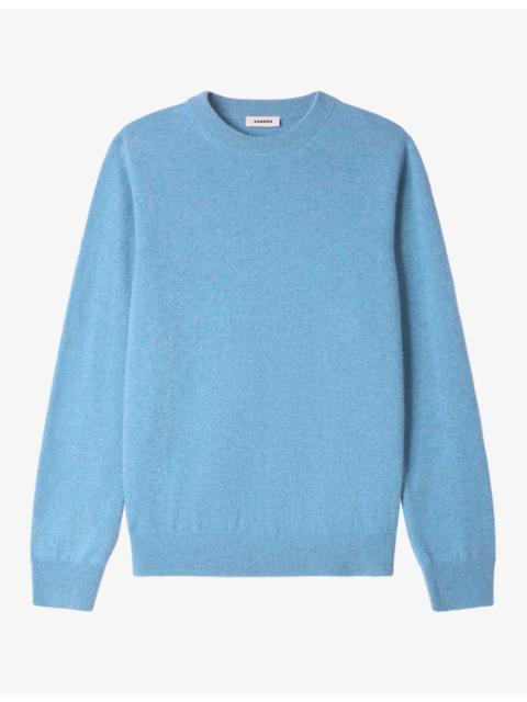 Sandro Long-sleeve crewneck cashmere jumper