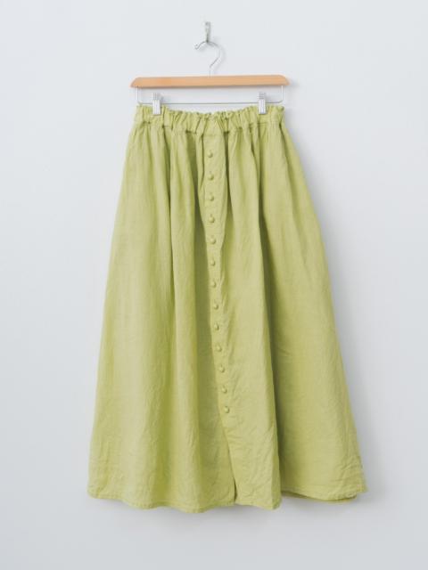 ICHI Antiquités French Linen Skirt - Pistachio