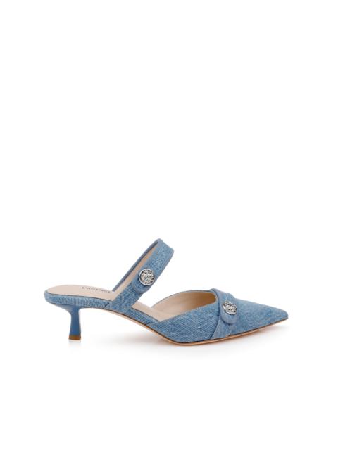 L'AGENCE Gilliane Denim Mule