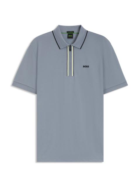 BOSS SLIM-FIT POLO SHIRT IN QUICK-DRY STRETCH COTTON