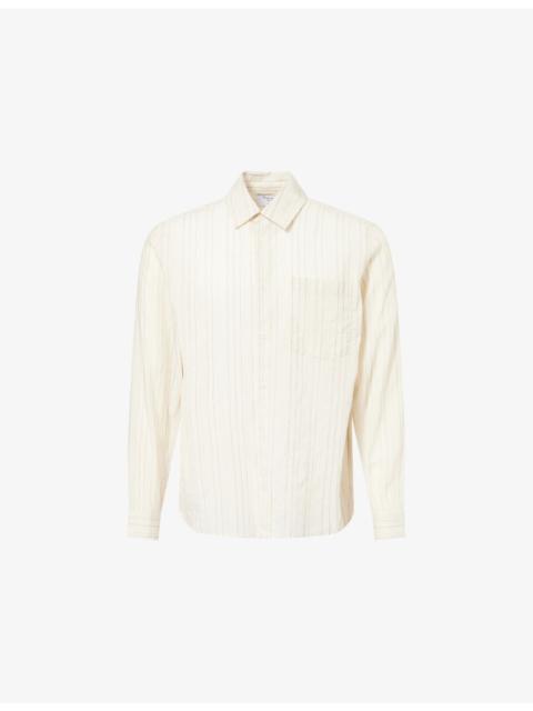 PERCIVAL Lorenzo Pearce Striped Woven Shirt