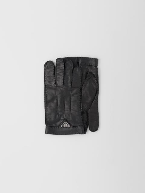 Prada Leather Gloves