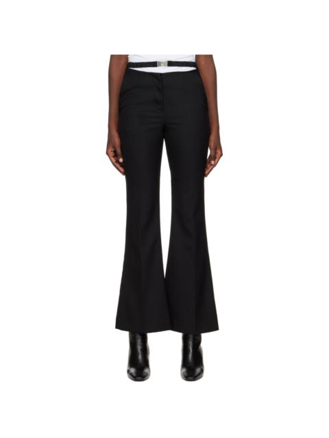 JKOO Black Belted Trousers