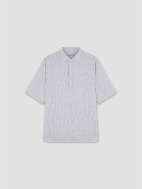 Paul & Shark LINEN POPOVER SHIRT WITH SHORT SLEEVES
