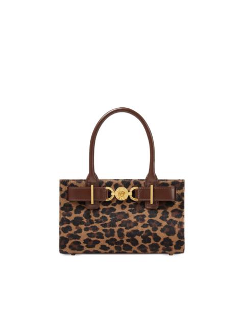 small Medusa '95 leopard tote bag