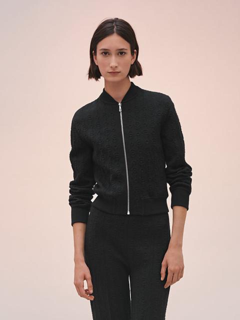 Hermès "Torsades Cliquetis Unies" zipped jacket
