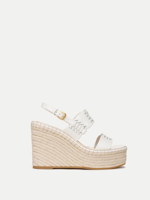 VERONICA BEARD RIYA RAFFIA WEDGE SANDAL