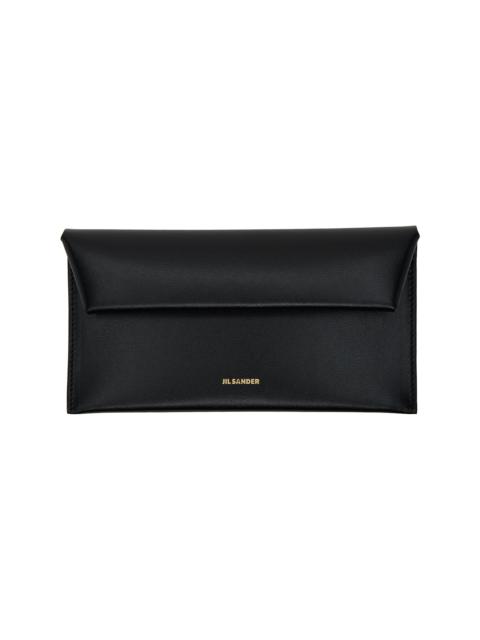 Jil Sander Black Folded Clutch
