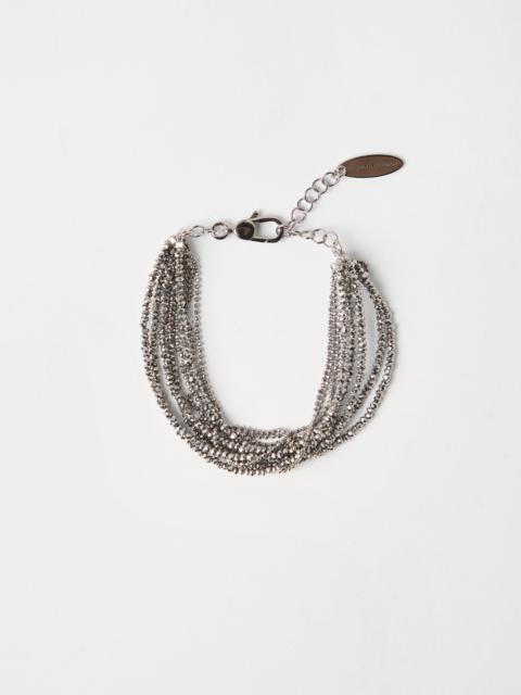 Brunello Cucinelli Vetro and Sterling Silver bracelet