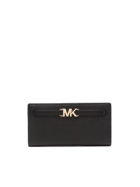 MICHAEL KORS logo-plaque bi-fold leather wallet
