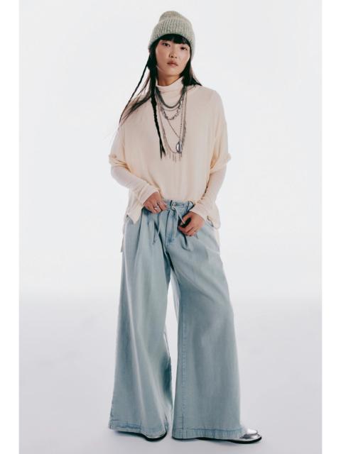 FREE PEOPLE Julien Wide-Leg Chino Trousers