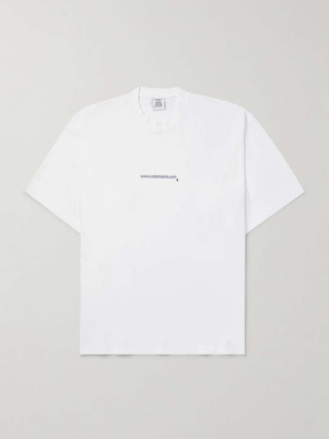 WACKO MARIA Logo-Print Cotton-Jersey T-Shirt | REVERSIBLE