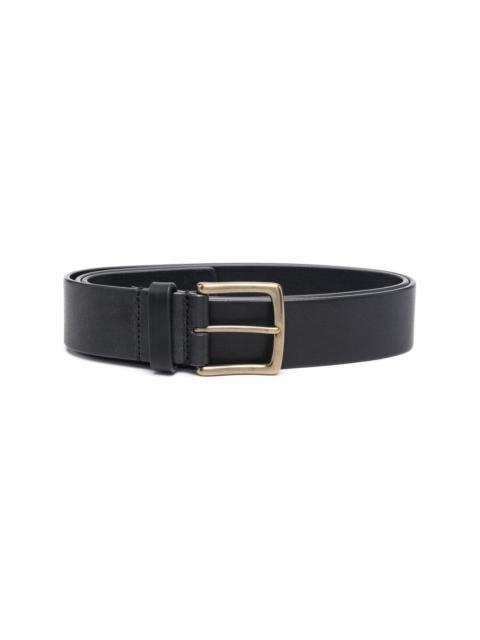 OFFICINE CREATIVE grained calf leather belt