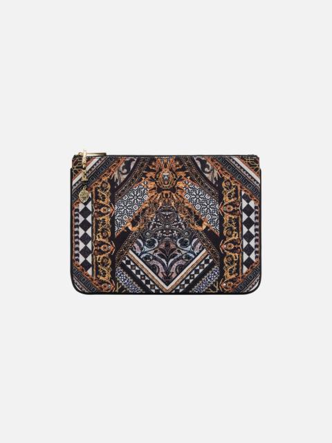 CAMILLA SMALL CANVAS CLUTCH