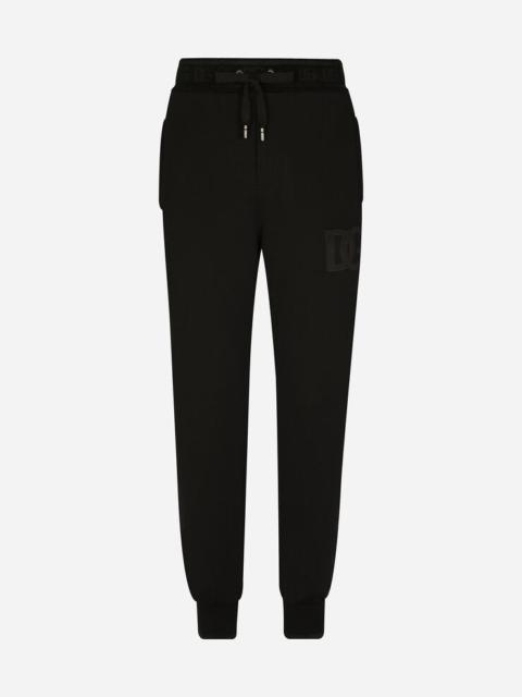 Jogging pants with DG Monogram and DG embroidery