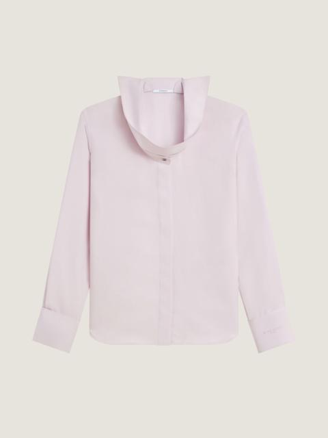 Givenchy SHIRT IN SILK WITH DECONSTRUCTED COLLAR