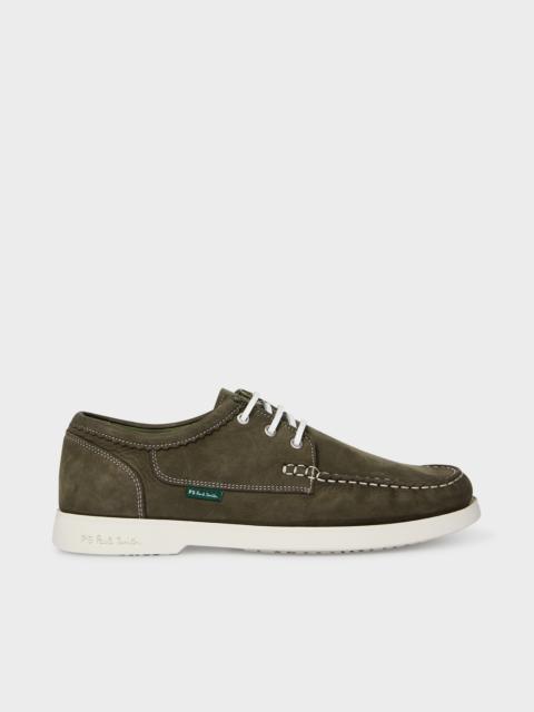 Paul Smith Khaki 'Pebble' Boat Shoes