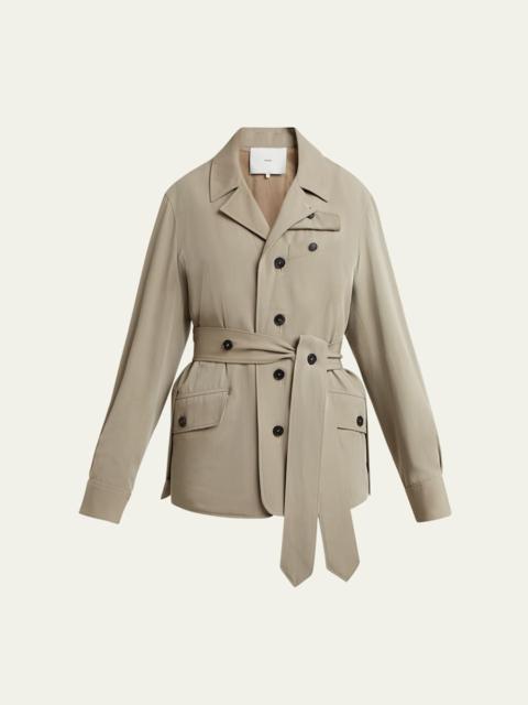 SETCHU Travel Self-Tie Wool Safari Jacket