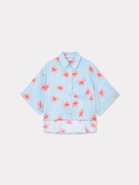 'KENZO Rose' cropped dropped shoulders shirt