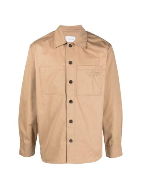 Maison Kitsuné button-up shirt jacket