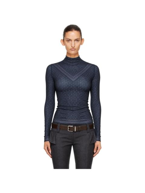 KNWLS Navy Halcyon Top