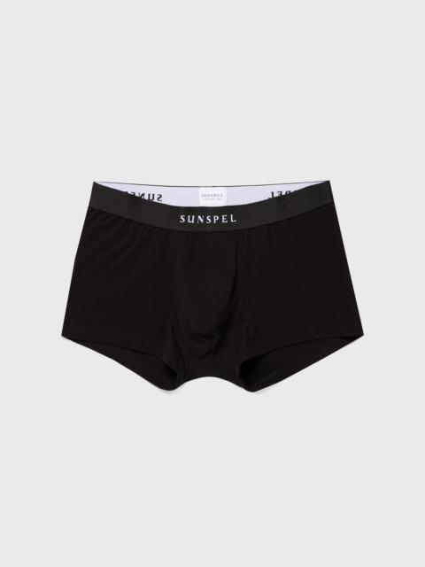 Sunspel Logo Stretch Cotton Trunks